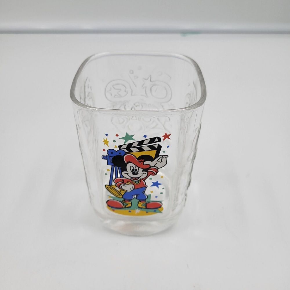 McDonalds Vintage 2000s Walt Disney World‎ Mickey Mouse Animal Kingdom Glass
